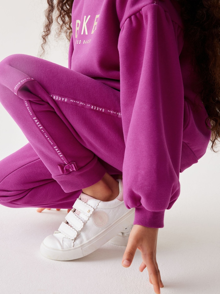 Prune Violet - Set Baker by Ted Baker Fundă Pulover și Pantaloni de sport - Image 4 of 12