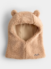 Jojo Maman Bébé Natural Bear Borg Balaclava Hat - Image 1 of 4