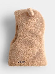 Jojo Maman Bébé Natural Bear Borg Balaclava Hat - Image 3 of 4