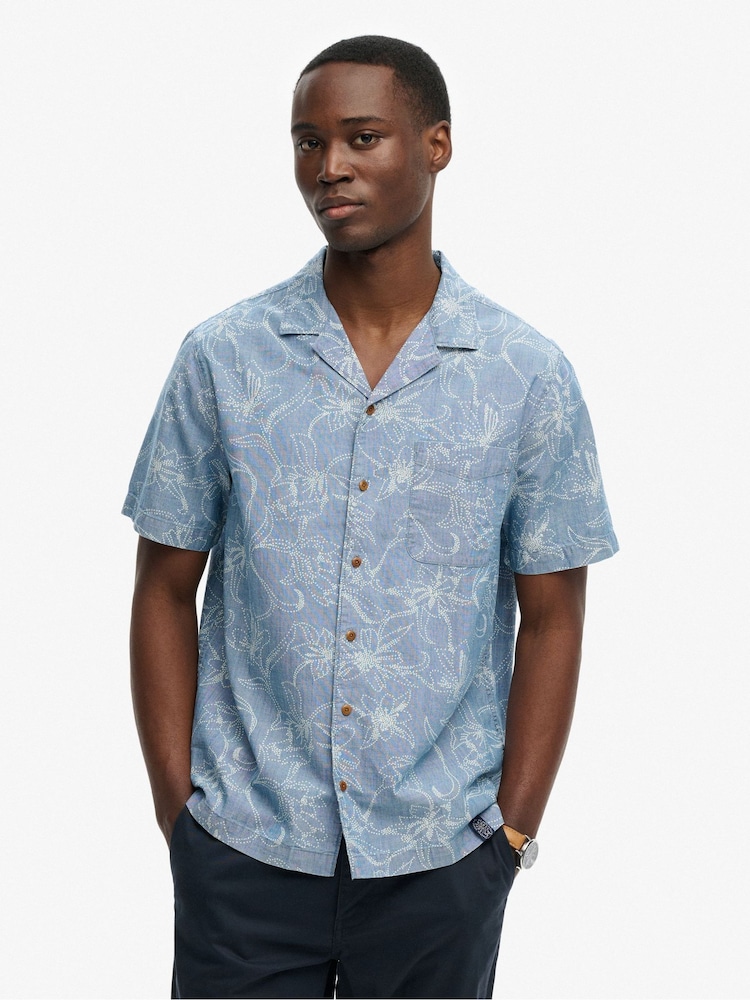 Рубашка с короткими рукавами Superdry Vintage Loom Cabana - Изображение 1 5