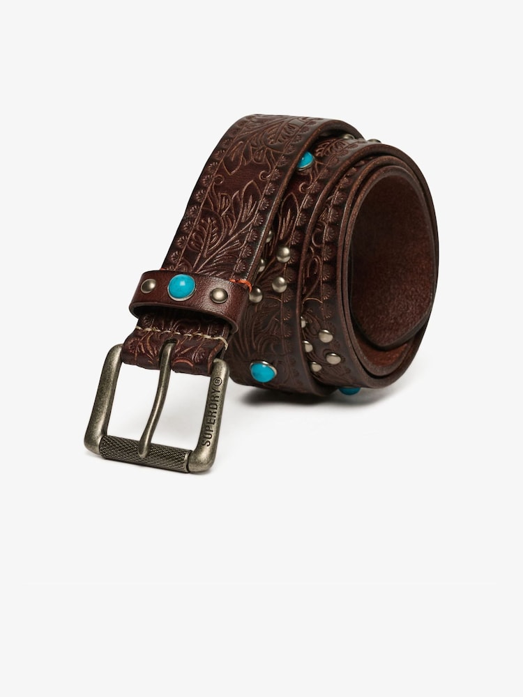 SUPERDRY SUPERDRY Statement Leather Belt - Imagen 1 de 3