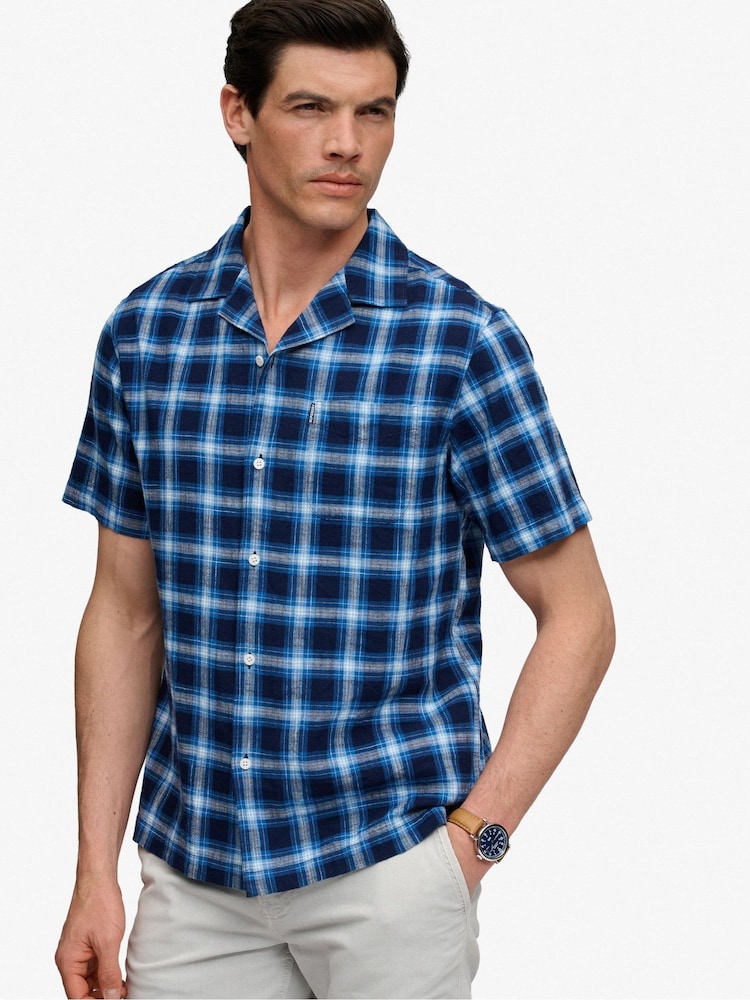 Camisa de manga corta de cuadros Cabana de Superdry - Imagen 1 de 6