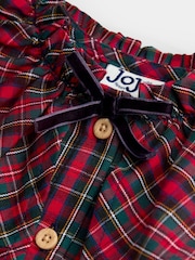 JoJo Maman Bébé Check Collared Blouse & Cord Skirt Set - Image 6 of 7