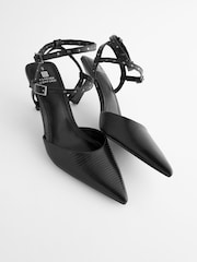 Black Forever Comfort® Point Toe Mary Jane Heel Shoes - Image 3 of 5