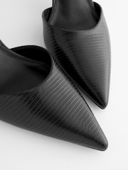 Black Forever Comfort® Point Toe Mary Jane Heel Shoes - Image 4 of 5