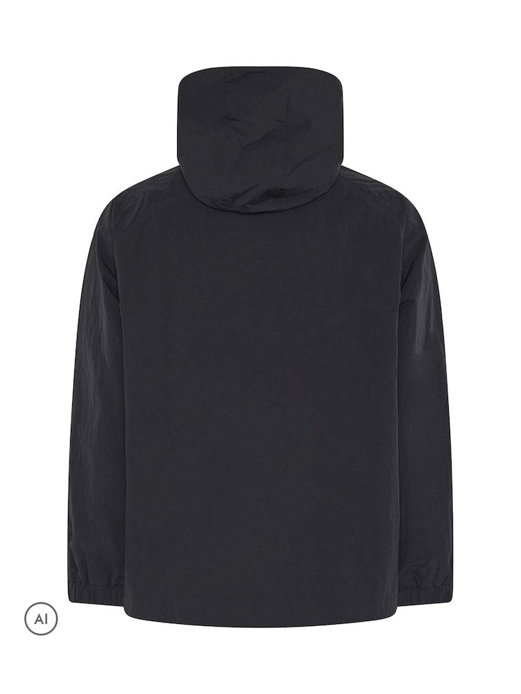 Yours Curve Black Lightweight Rain Jacket - Image 6 of 6
