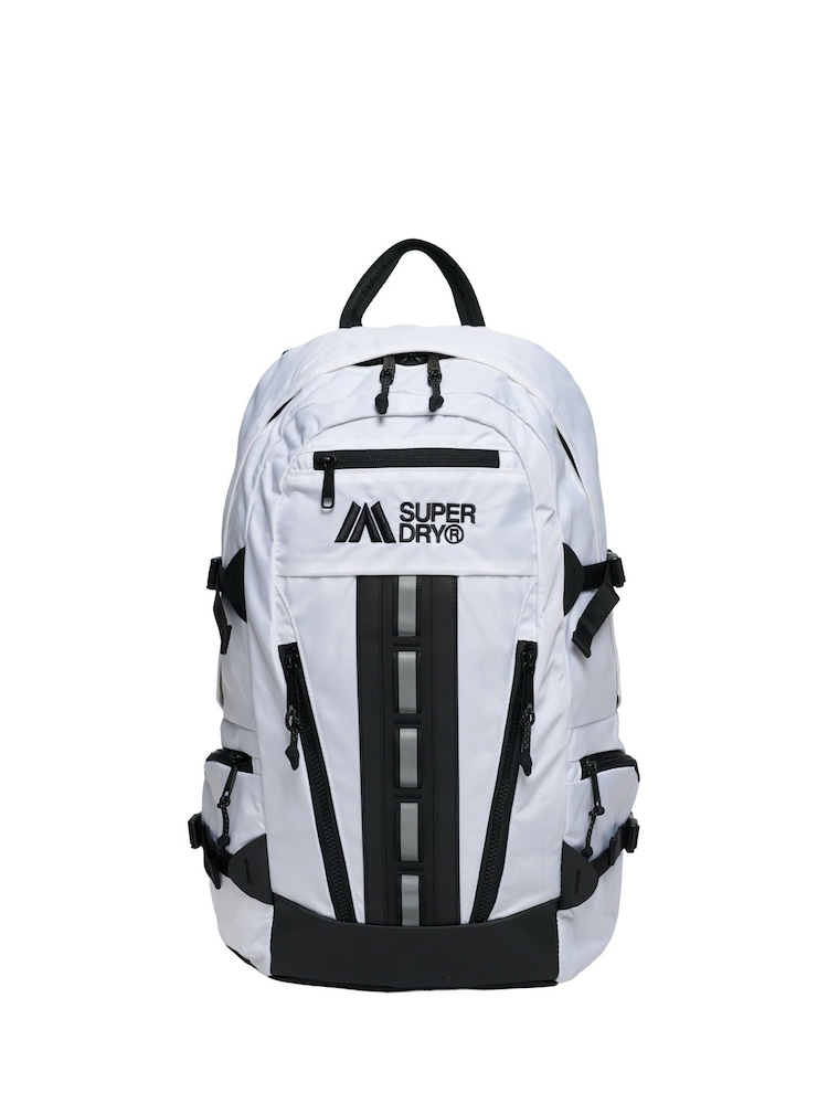 Superdry White Outdoor 32L Backpack - Image 1 of 7
