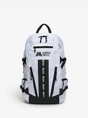 Superdry White Outdoor 32L Backpack - Image 2 of 7