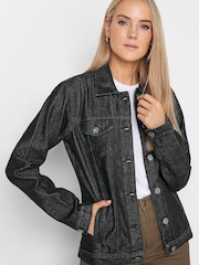 Long Tall Sally Black Denim Jacket - Image 1 of 4