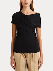 Lauren Ralph Lauren Barnita Black Blouse - Image 4 of 9