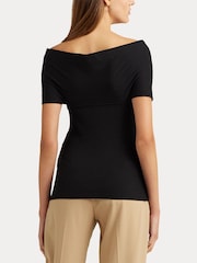Lauren Ralph Lauren Barnita Black Blouse - Image 5 of 9