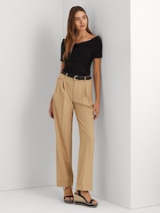 Lauren Ralph Lauren Barnita Black Blouse - Image 7 of 9