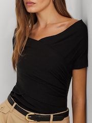 Lauren Ralph Lauren Barnita Black Blouse - Image 8 of 9
