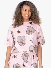 Vanilla Underground Pink Ladies Pusheen Licensing Short Pyjamas - Image 1 of 4