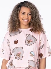 Vanilla Underground Pink Ladies Pusheen Licensing Short Pyjamas - Image 2 of 4