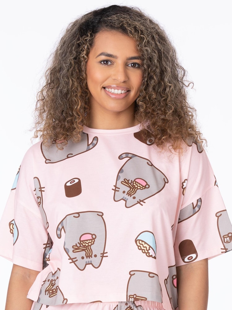 Vanilla Underground Pink Ladies Pusheen Licensing Short Pyjamas - Image 2 of 4
