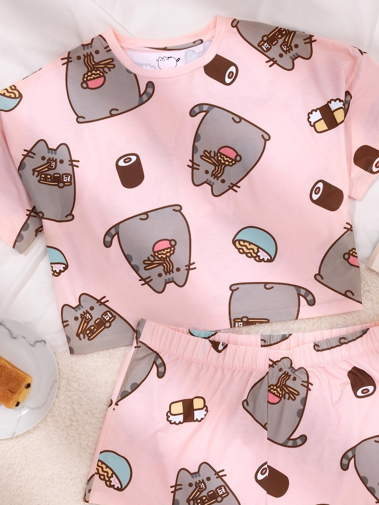 Vanilla Underground Pink Ladies Pusheen Licensing Short Pyjamas - Image 4 of 4