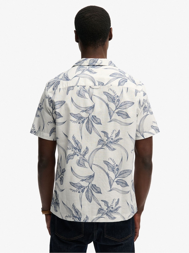 Superdry Vintage Loom Cabana Short Sleeve Shirt - Imagen 2 de 4