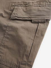Mushroom Brown Regular Tapered Stretch Utility Cargo Trousers - Image 8 of 10