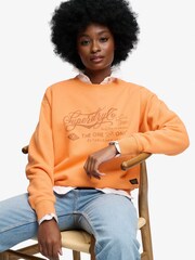 SUPERDRY Industry Worker Loose Crew Sweatshirt - Imagen 3 de 6