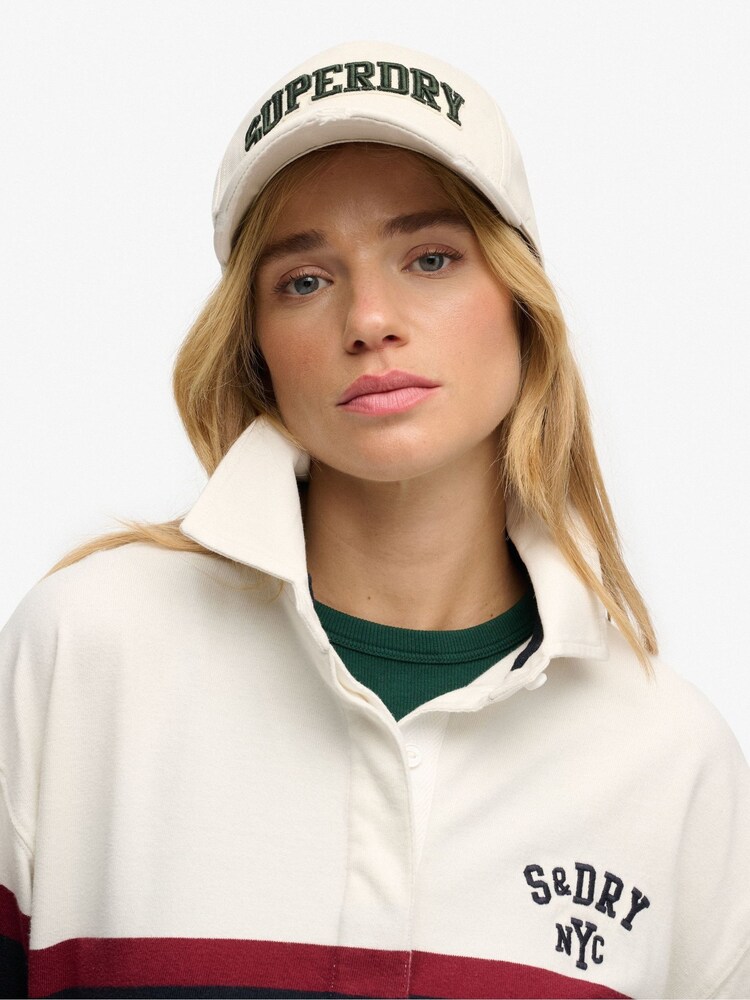 SUPERDRY Nude SUPERDRY Varsity Logo Trucker Cap - Image 5 of 5 SUPERDRY Nude SUPERDRY Varsity Logo Trucker Cap - Image 5 of 5