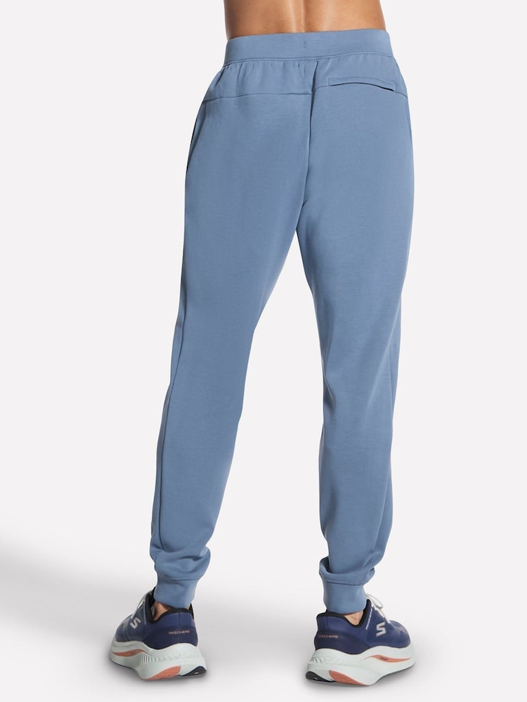 Skechers Blue Cozy Luxe Elevate Joggers - Image 2 of 3 Skechers Blue Cozy Luxe Elevate Joggers - Image 2 of 3