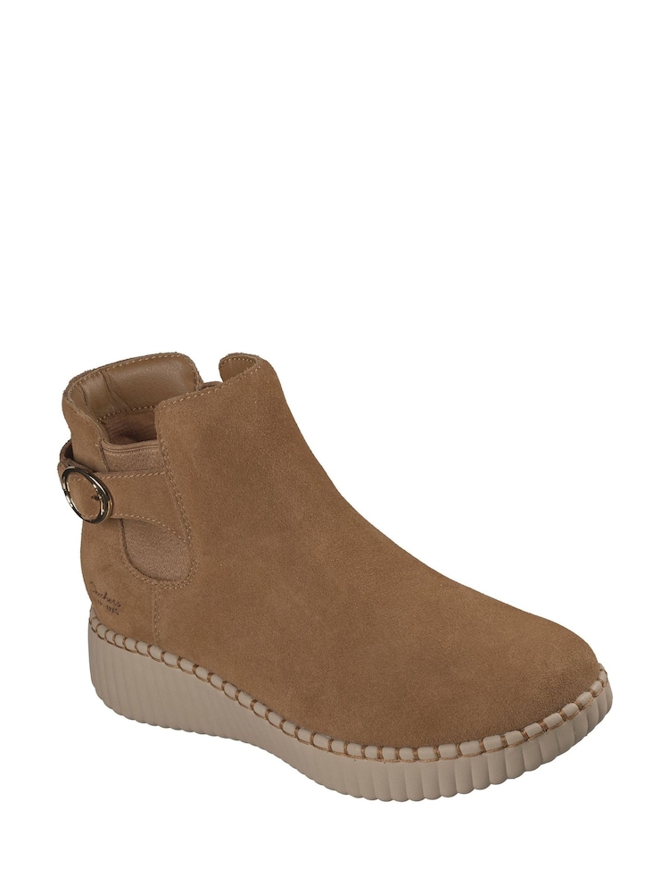 Skechers Brown Wilshire BLVD Darling Moment Ankle Boots - Image 2 of 3 Skechers Brown Wilshire BLVD Darling Moment Ankle Boots - Image 2 of 3