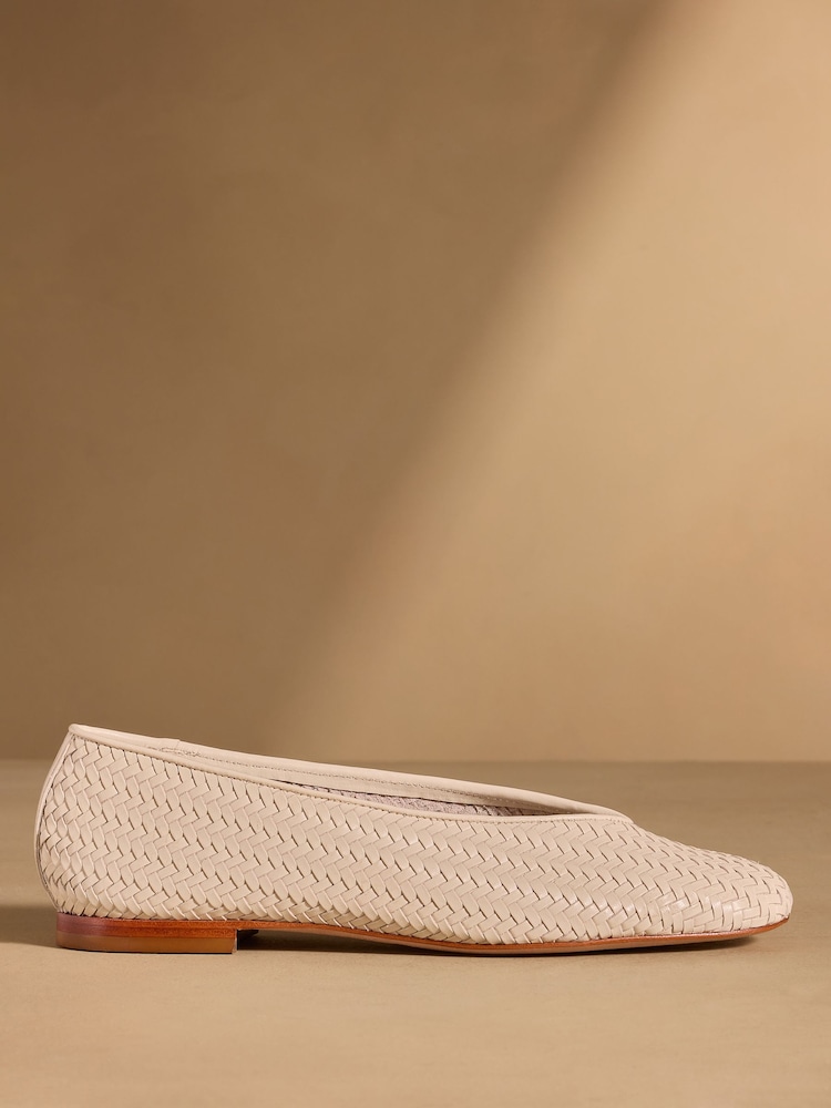 Knochen - Russell & Bromley Porton gewebte Ballerinas - Bild 2 von 7 Knochen - Russell & Bromley Porton gewebte Ballerinas - Bild 2 von 7