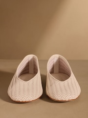 Knochen - Russell & Bromley Porton gewebte Ballerinas - Bild 3 von 7