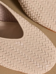 Knochen - Russell & Bromley Porton gewebte Ballerinas - Bild 4 von 7