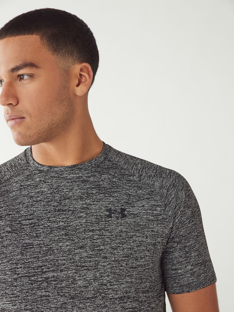 Under Armour Grey Marl Tech 2 T-Shirt - Image 4 of 4 Under Armour Grey Marl Tech 2 T-Shirt - Image 4 of 4