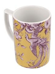 Spode Set of 4 Yellow Kingsley Mugs - Image 4 of 4