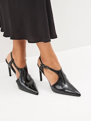 črna - Koničasti čevlji z izrezom in peto Forever Comfort® - Slika 1 iz 7