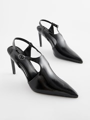 črna - Koničasti čevlji z izrezom in peto Forever Comfort® - Slika 3 iz 7