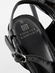 črna - Koničasti čevlji z izrezom in peto Forever Comfort® - Slika 7 iz 7