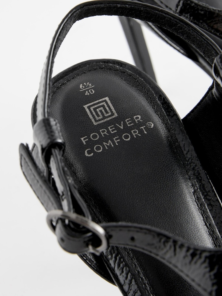 črna - Koničasti čevlji z izrezom in peto Forever Comfort® - Slika 7 iz 7