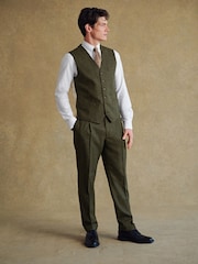Barbour® Green Donegal Waistcoat - Image 2 of 9