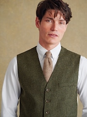 Barbour® Green Donegal Waistcoat - Image 4 of 9