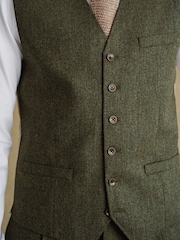 Barbour® Green Donegal Waistcoat - Image 5 of 9