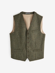 Barbour® Green Donegal Waistcoat - Image 6 of 9