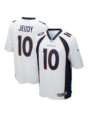 Nike White NFL Denver Broncos Road Game Jersey - Jerry Jeudy - Image 1 of 3