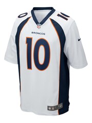 Nike White NFL Denver Broncos Road Game Jersey - Jerry Jeudy - Image 2 of 3