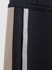 Reiss Navy Tayana 4-9 yrs Wide Leg Side Stripe Joggers - Image 6 of 6