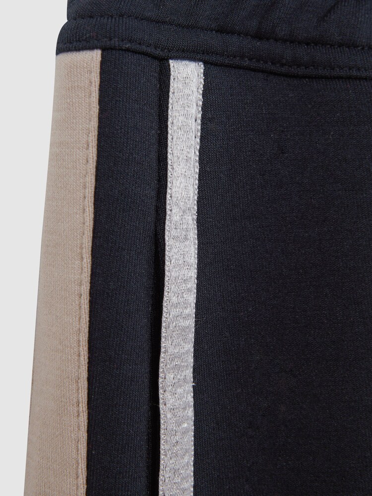 Reiss Navy Tayana 4-9 yrs Wide Leg Side Stripe Joggers - Image 6 of 6