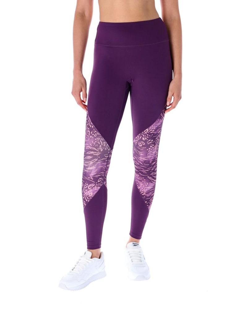 Ted Baker Sport High Support Print Panel Leggings - صورة 1 من 4 Ted Baker Sport High Support Print Panel Leggings - صورة 1 من 4