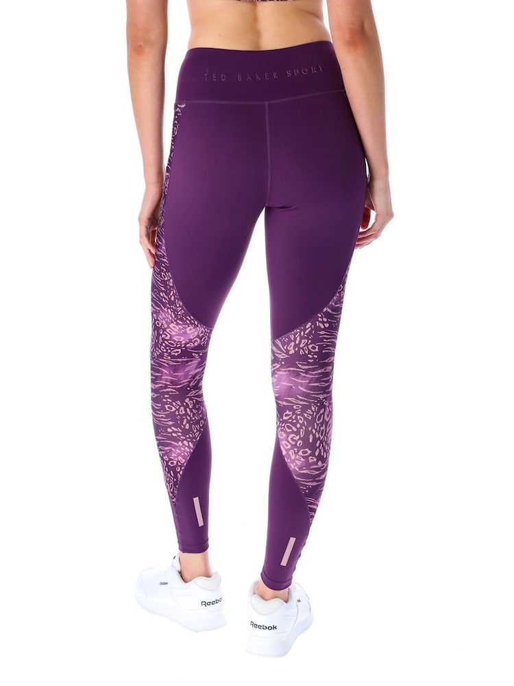 Ted Baker Sport High Support Print Panel Leggings - صورة 2 من 4 Ted Baker Sport High Support Print Panel Leggings - صورة 2 من 4