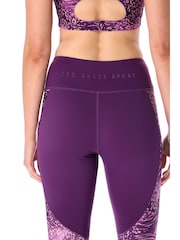 Ted Baker Sport High Support Print Panel Leggings - صورة 4 من 4