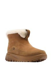Columbia Brown Snowtrot Ease Boots - Image 3 of 6