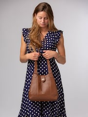 Pure Luxuries London Brown 'Nicole' Leather Handbag - Image 3 of 7