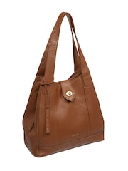 Pure Luxuries London Brown 'Nicole' Leather Handbag - Image 6 of 7
